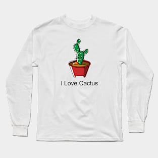 i love cactus #3 Long Sleeve T-Shirt
